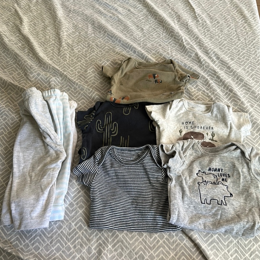 Baby boy infant bundle cloths